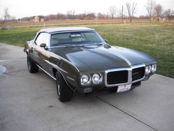 1969 Pontiac Firebird CLEAN CONVERTIBLE RESTORED-SEE VIDEO'S Stock ...