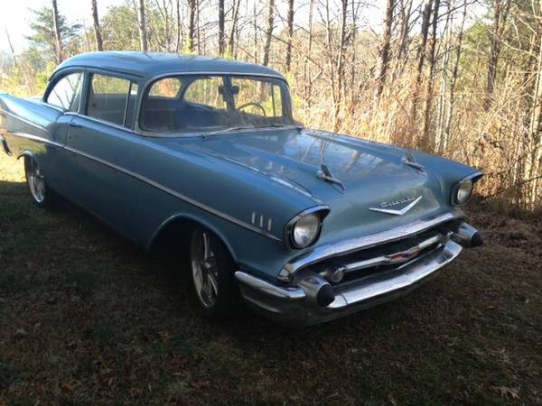 1957 Chevrolet Bel Air Blue Beauty Stock # 4018NCDZ for sale near ...