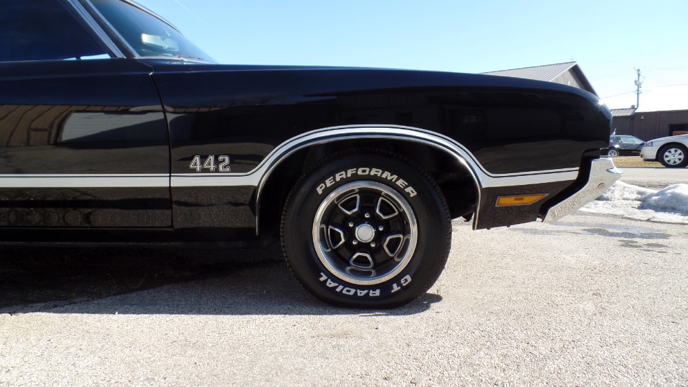 1972 Oldsmobile 442 GREAT TRIPLE BLACK CLONE-ORIGINAL CUTLASS-SEE VIDEO ...