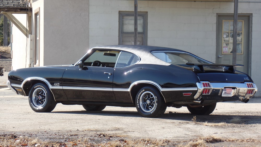 1972 Oldsmobile 442 GREAT TRIPLE BLACK CLONE-ORIGINAL CUTLASS-SEE VIDEO ...