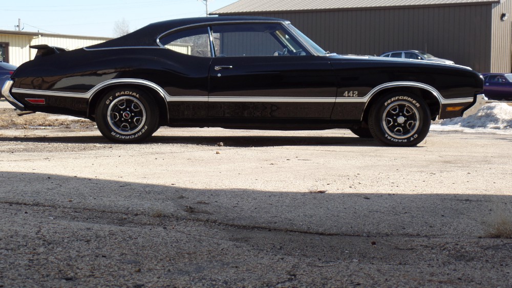 1972 Oldsmobile 442 GREAT TRIPLE BLACK CLONE-ORIGINAL CUTLASS-SEE VIDEO ...