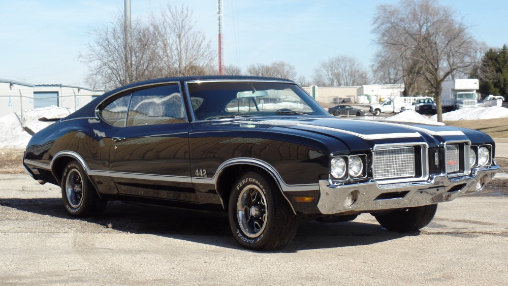 1972 Oldsmobile 442 Great Triple Black Clone-original Cutlass-see Video 