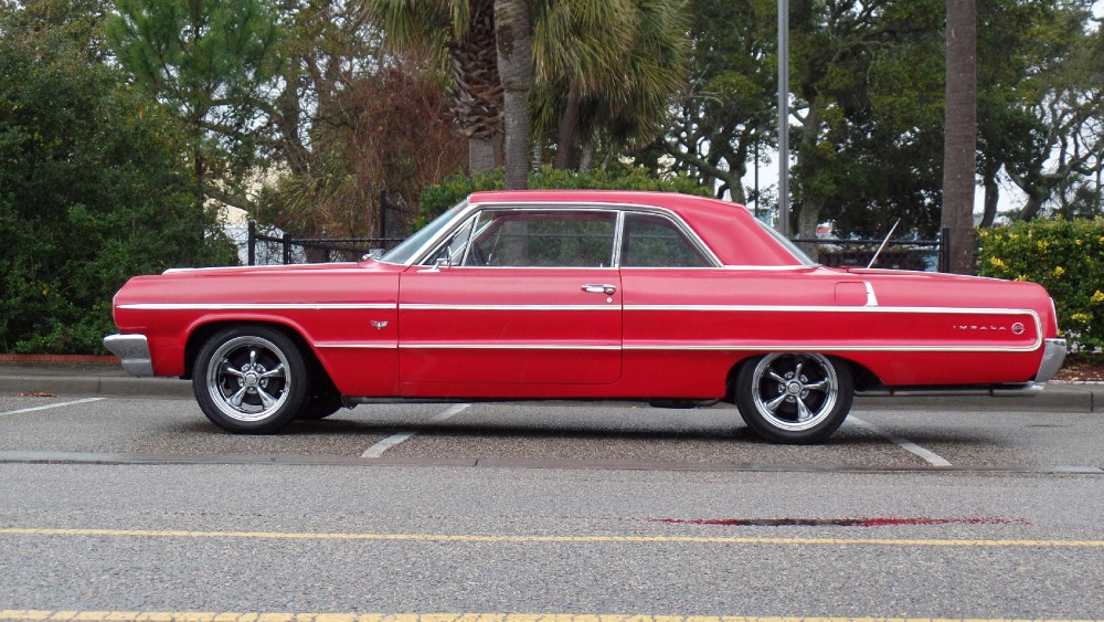 1964 Chevrolet Impala Original Red On Red Southern Rust Free Car-easy 