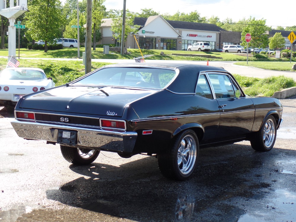 1972 Chevrolet Nova BLACK ON BLACK-GREAT DRIVER-SEE VIDEO Stock ...