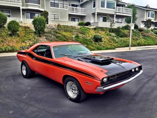 1971 Dodge Challenger Restored Newer Hemi Orange Paint-600hp-built 440 