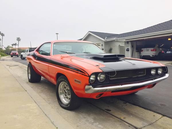 1971 Dodge Challenger Restored Newer Hemi Orange Paint-600hp-built 440 