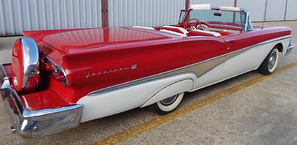 1958 Ford Fairlane Hardtop Retractable Convertible Skyliner Stock ...