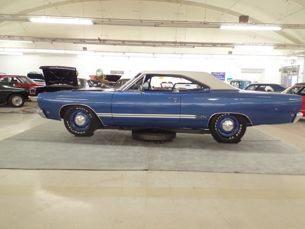 1968 Plymouth Gtx Real B5 Blue Restored Rare Mopar 440 See Video Stock