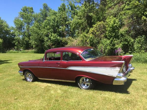 1957 Chevrolet Bel Air GORGEOUS CANDY RED BEL AIR! NEEDS NOTHING! Stock ...