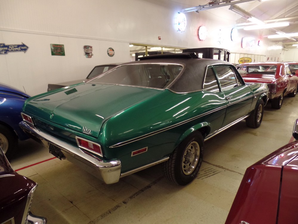 Green 1972 Chevy Nova