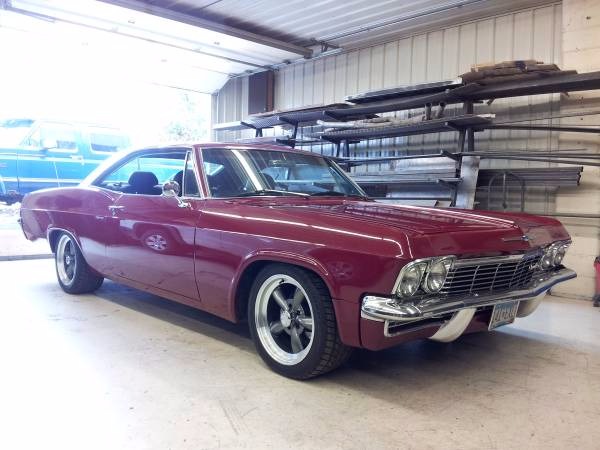 1965 Chevrolet Impala BIG BLOCK RED ROCKET RESTOMOD! Stock # 295MNKA ...