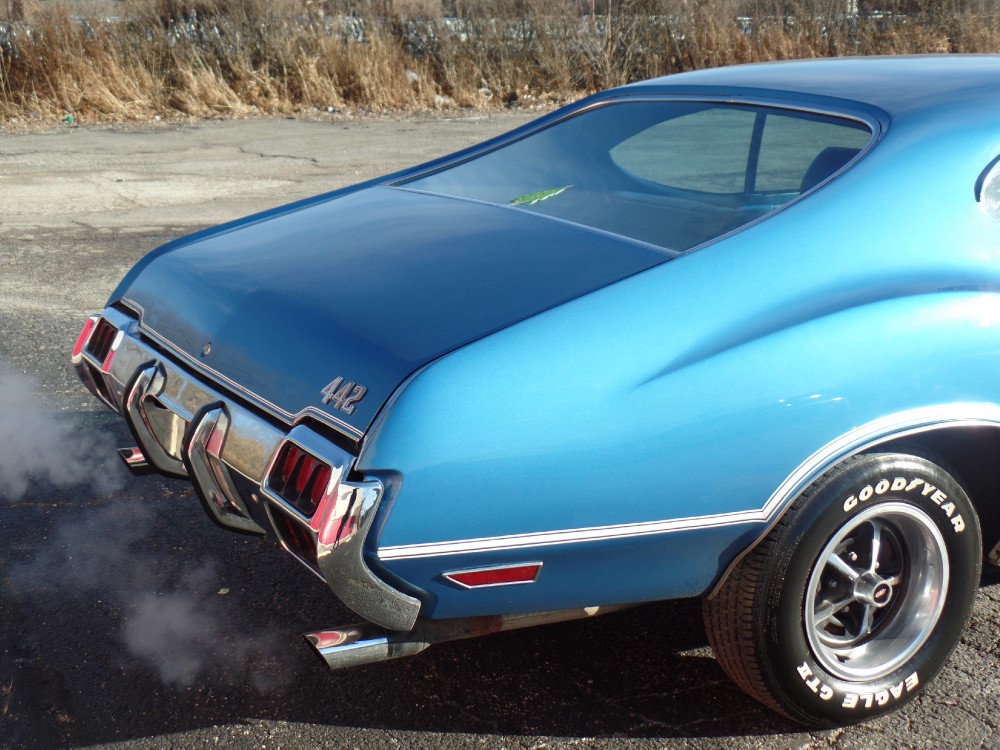 1972 Oldsmobile 442 TRIBUTE-SUPER SOLID-FACTORY 26 CODE STRATOMIST BLUE ...