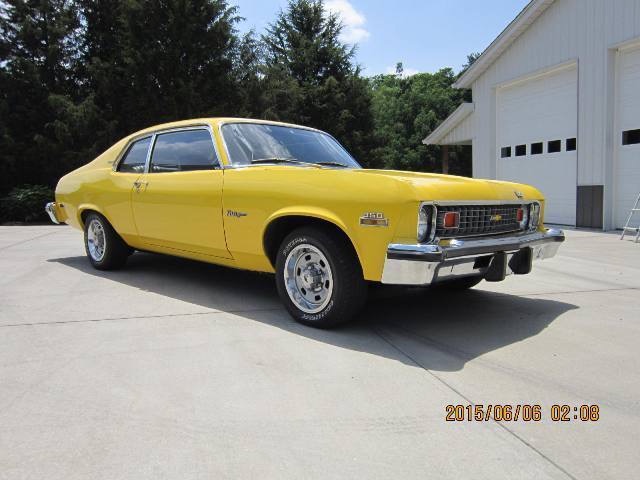 1974 Chevrolet Nova CUSTOM HATCHBACK CLASSIC CAR YELLOW AUTOMATIC Stock ...