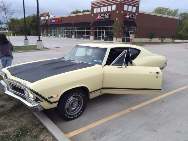 1968 Chevrolet Chevelle SS Butternut Yellow Stock # 13568TXCC for sale ...