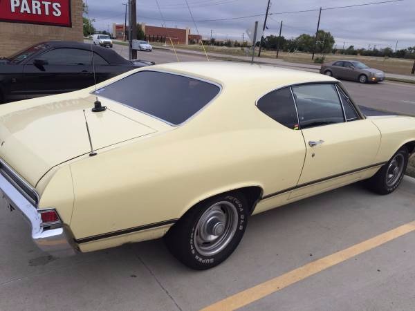 1968 Chevrolet Chevelle SS Butternut Yellow Stock # 13568TXCC for sale ...