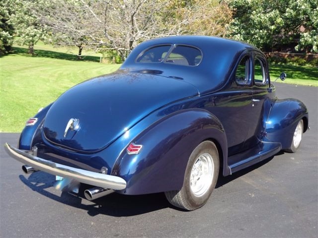 1940 Ford Deluxe COUPE -BEAUTIFUL RIDE- MIDNIGHT BLUE WITH GHOST FLAMES ...