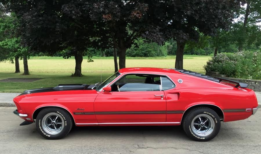 1969 Ford Mustang -FASTBACK- MACH 1 CLONE- 351 CLEVELAND V8- Stock ...