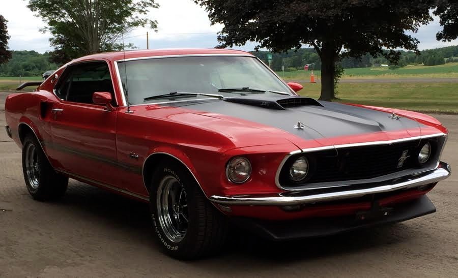 1969 Ford Mustang -FASTBACK- MACH 1 CLONE- 351 CLEVELAND V8- Stock ...