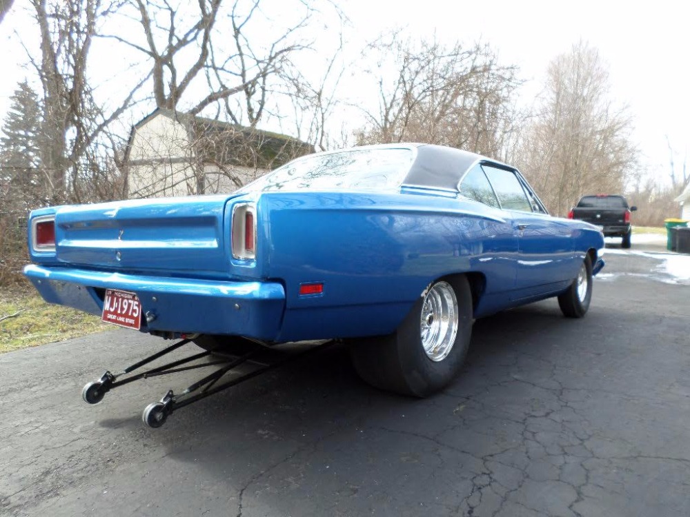 1969 Plymouth Road Runner Pro Street New 600 Hemi See Video Stock