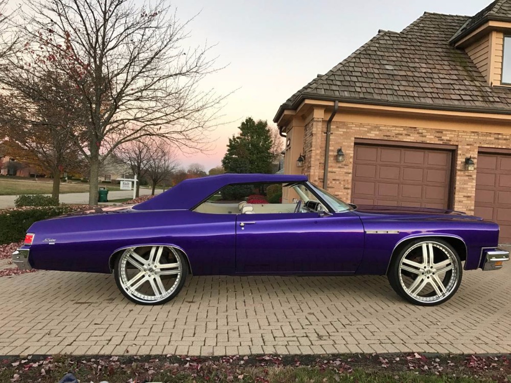 1975 buick lesabre custom convertible with 26 inch rims see video stock 75445ilsr for sale near mundelein il il buick dealer 1975 buick lesabre custom convertible