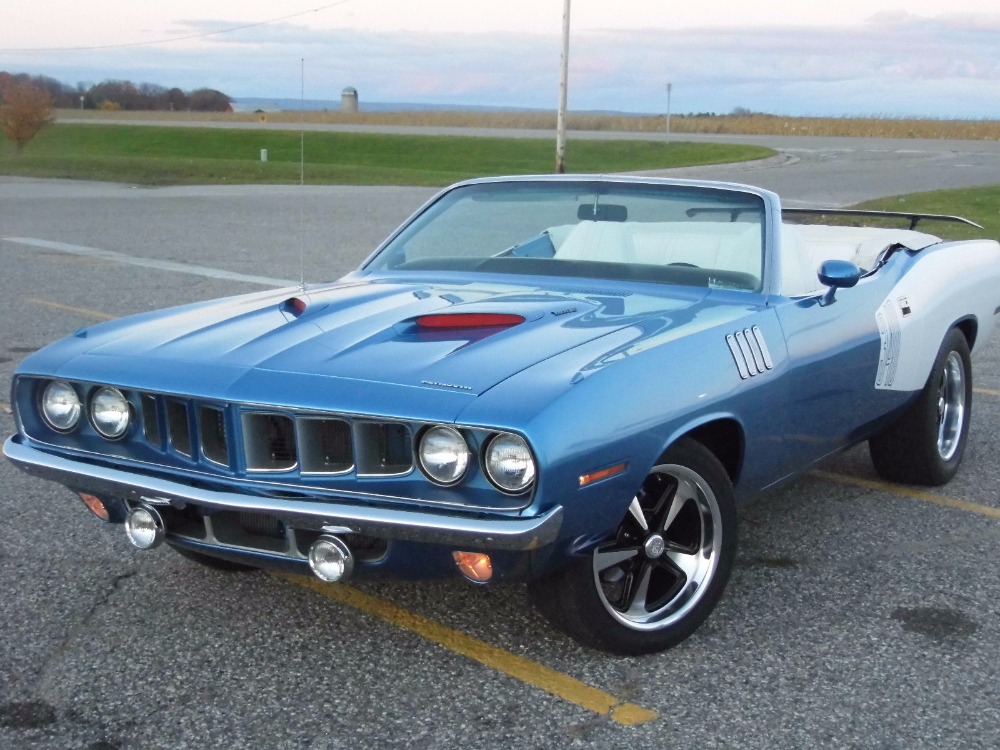 1971 Plymouth Barracuda Blue