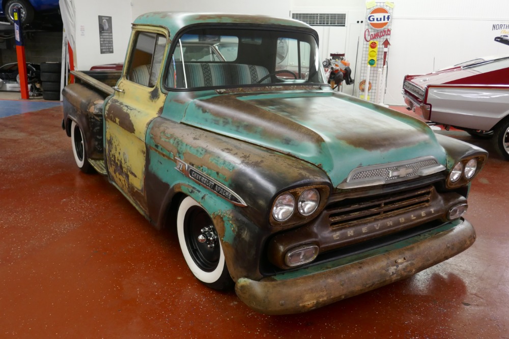 1959 Chevrolet Apache -RAT ROD PATINA TENNESSEE CUSTOM RARE PICK UP-SEE ...