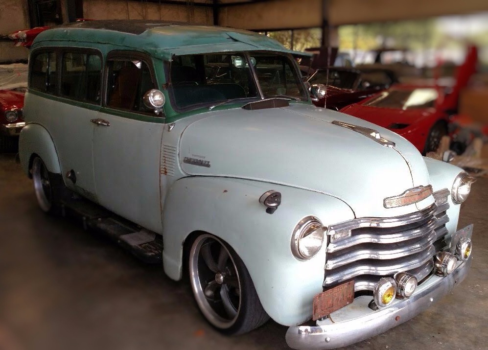 1952 Chevrolet Suburban 2 Door Carryall Rare Original Seats