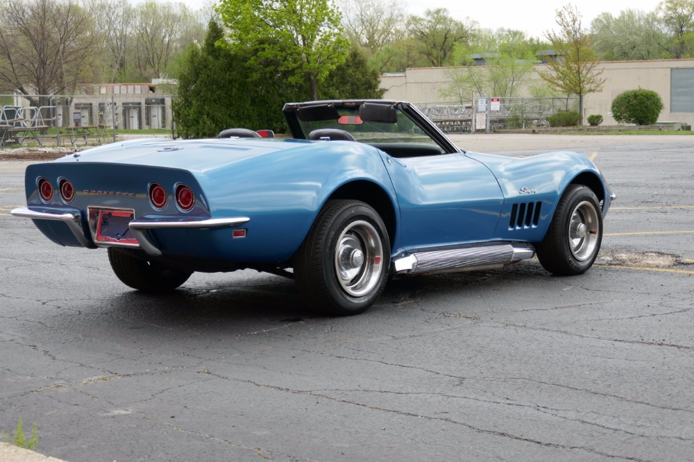 1968 Chevrolet Corvette Convertible Stingray-Marina Blue with 4 speed ...