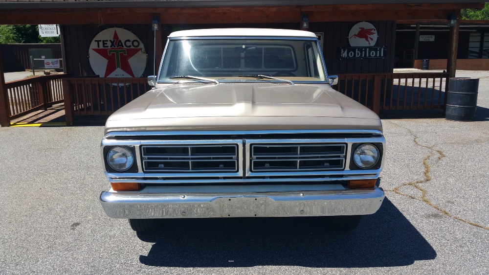 1972 Ford Fleetside -SPORT CUSTOM PICK-UP TRUCK-PATINA PEWTER GREY ...