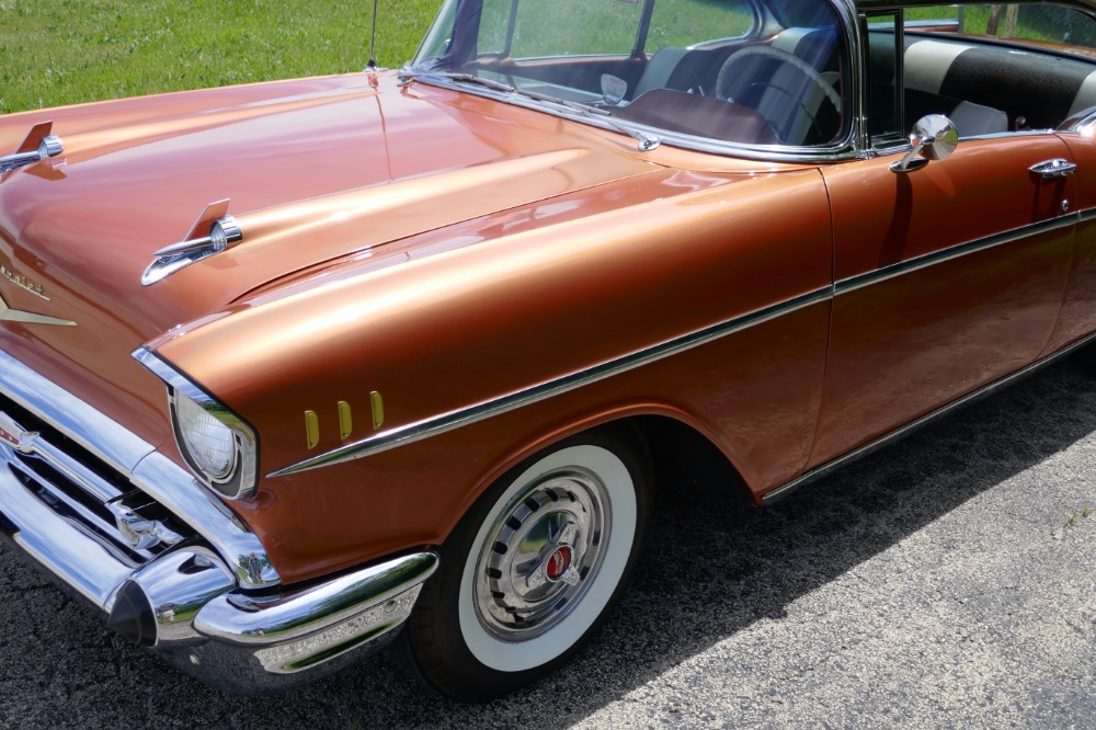 1957 Chevrolet Bel Air -BEAUTIFUL SIERRA GOLD CLASSIC CRUISER- 283/2 ...