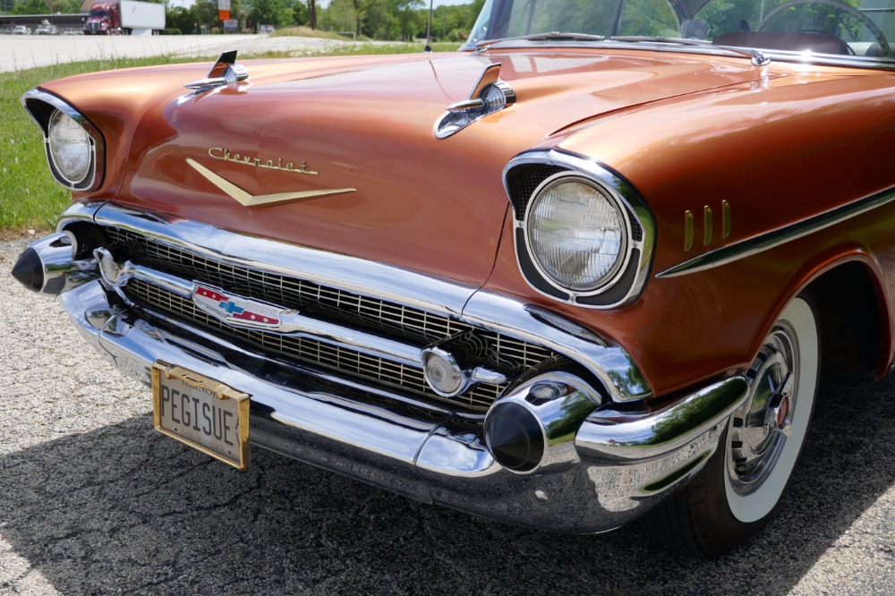 1957 Chevrolet Bel Air -BEAUTIFUL SIERRA GOLD CLASSIC CRUISER- 283/2 ...