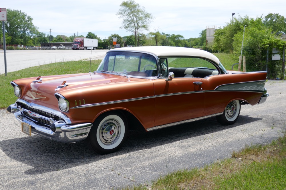 1957 Chevrolet Bel Air -BEAUTIFUL SIERRA GOLD CLASSIC CRUISER- 283/2 ...