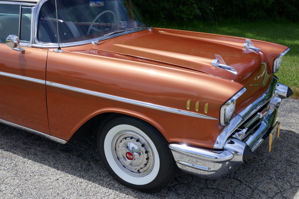 1957 Chevrolet Bel Air -BEAUTIFUL SIERRA GOLD CLASSIC CRUISER- 283/2 ...