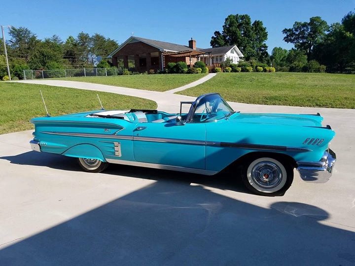 1958 Chevrolet Impala -RESTORED CONVERTIBLE FROM NORTH CAROLINA- Stock ...