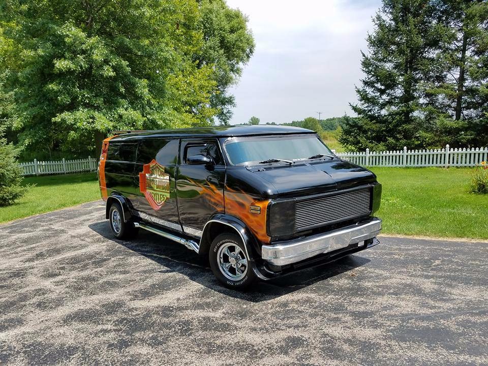 1977 Chevrolet Van Custom G20 -ONE OF A KIND- 8 INCH CHOP TOP - PETE ...