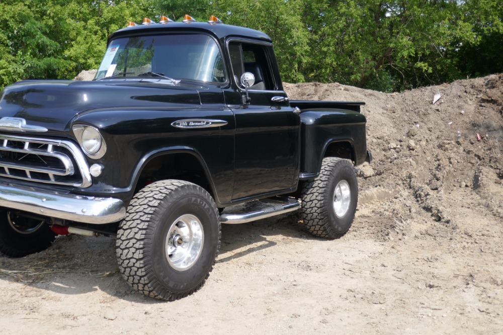 1957 Chevrolet 3100 -FRAME OFF RESTORED-CUSTOM 4X4 STEPSIDE- SEE VIDEO ...