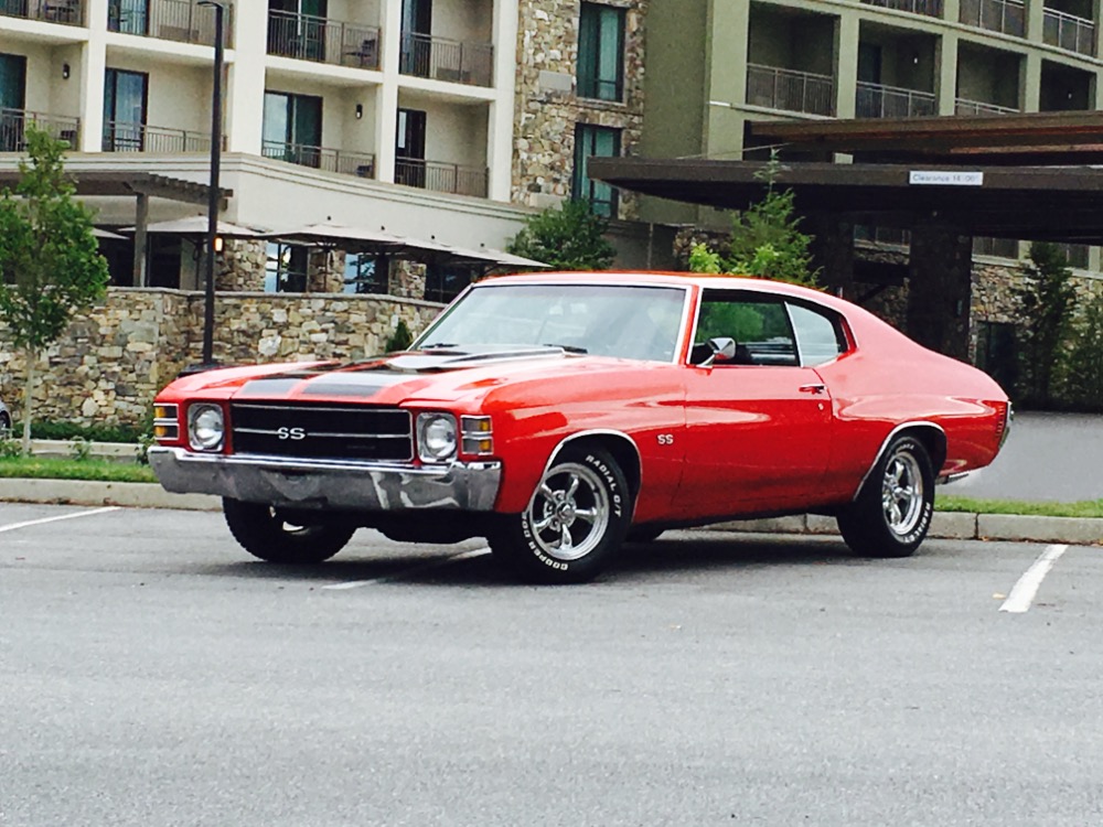 1971 Chevrolet Chevelle -SS Trim NICE RED PAINT-GREAT RELIABLE MUSCLE ...