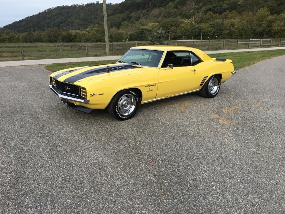 Chevrolet Camaro Yellow 1974