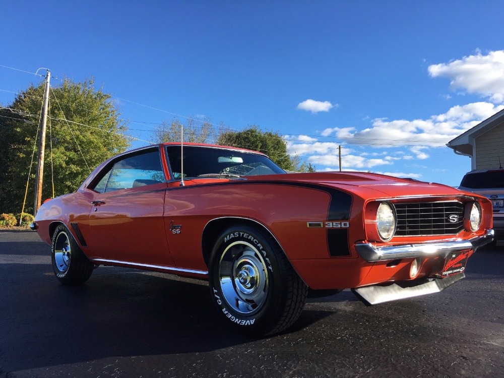 1969 Chevrolet Camaro -X11 REAL SUPERSPORT-NEW HUGGER ORANGE PAINT ...