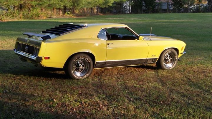 1970 Ford Mustang -FASTBACK-M CODE 351- MACH 1 - MARTI REPORT Stock ...