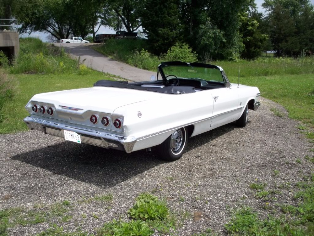 1963 Chevrolet Impala -SS CONVERTIBLE - ORIGINAL 409 425HP V8 ENIGNE ...