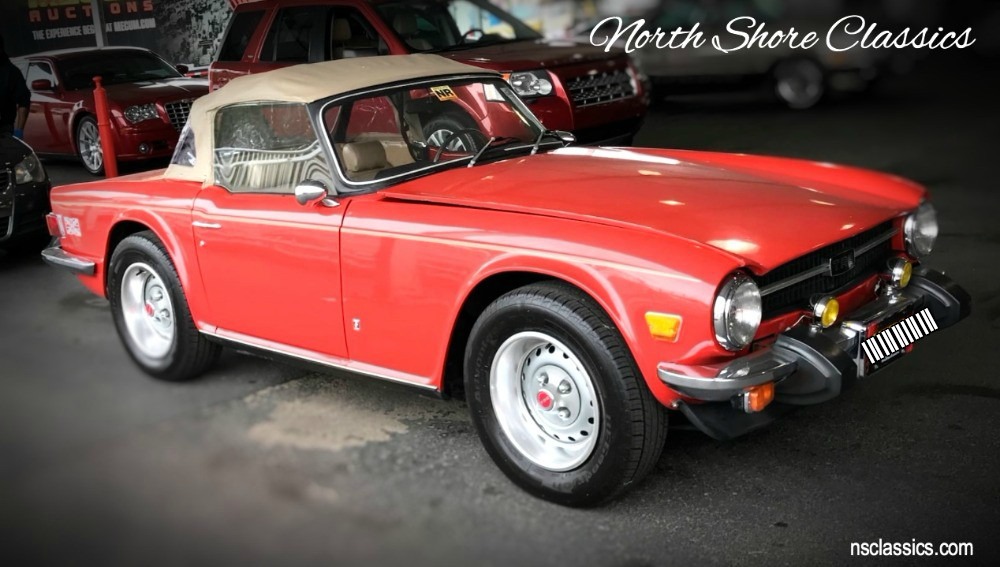 1976 Triumph TR6 -2.5 L 4-SPEED CONVERTIBLE - SEE VIDEO ...