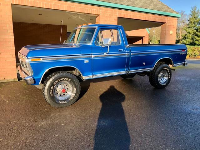 1975 Ford F250 - FACTORY- HI-BOY- 4X4 -RANGER XLT- PICK UP TRUCK Stock ...