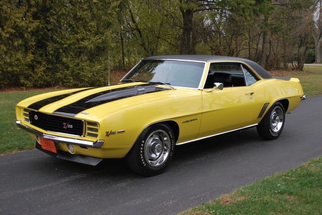 1969 Chevrolet Camaro - RS/Z28 DAYTONA YELLOW-WELL DOCUMENTED NUMBERS ...