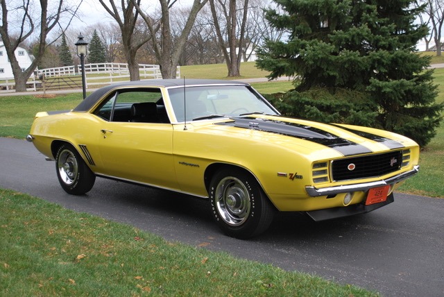 1969 Chevrolet Camaro - RS/Z28 DAYTONA YELLOW-WELL DOCUMENTED NUMBERS ...