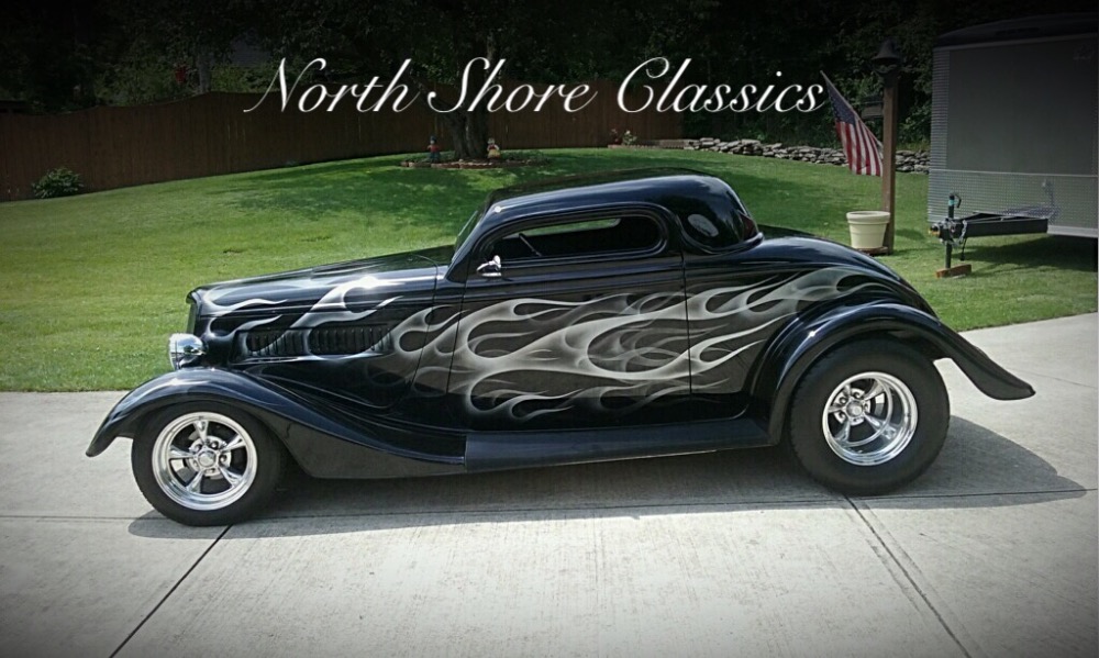 1934 Ford Coupe -SHOW QUALITY FIBERGLASS 3 WINDOW COUPE ...