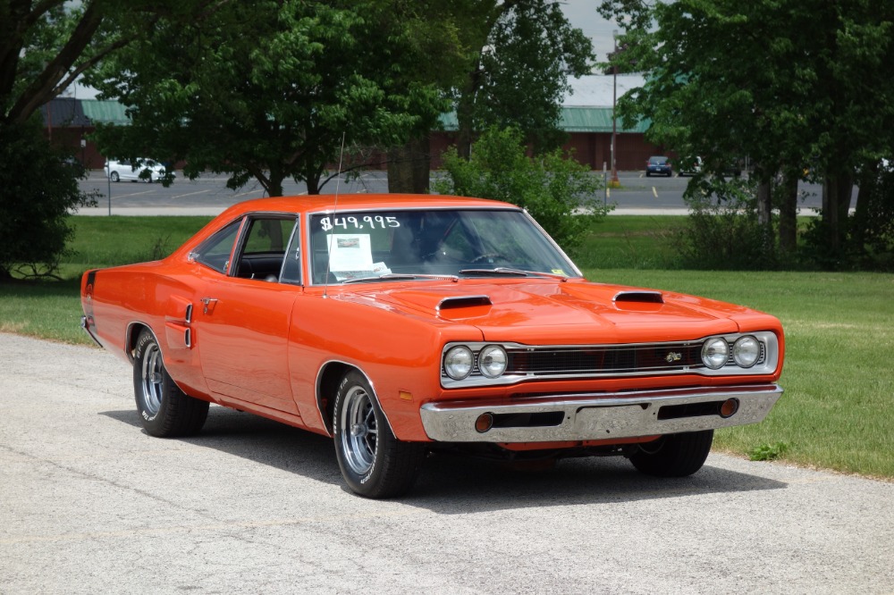 1969 Dodge Super Bee -FACTORY H CODE RAMCHARGER-4 SPEED-NEW HEMI ORANGE ...