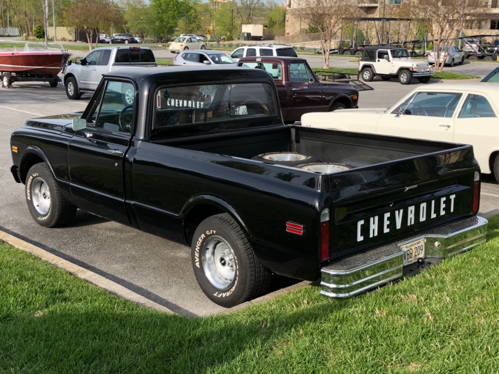 1968 Chevrolet Pickup C10-ALABAMA SHORT BED PICK UP-BLACK ON BLACK ...