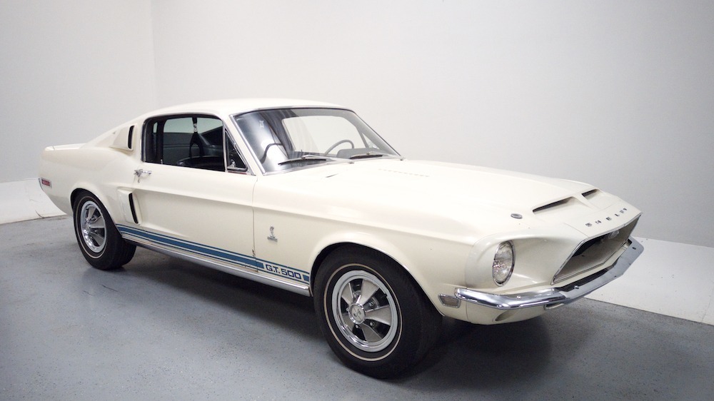 1968 Ford Mustang -GT 500 S44 TRUE WHITE ORIGINAL- #1663 SHELBY ...