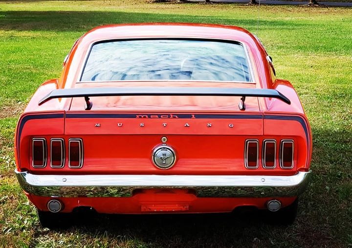 1969 Ford Mustang -MACH 1-RARE FACTORY CALYPSO CORAL-PS PB-FASTBACK ...